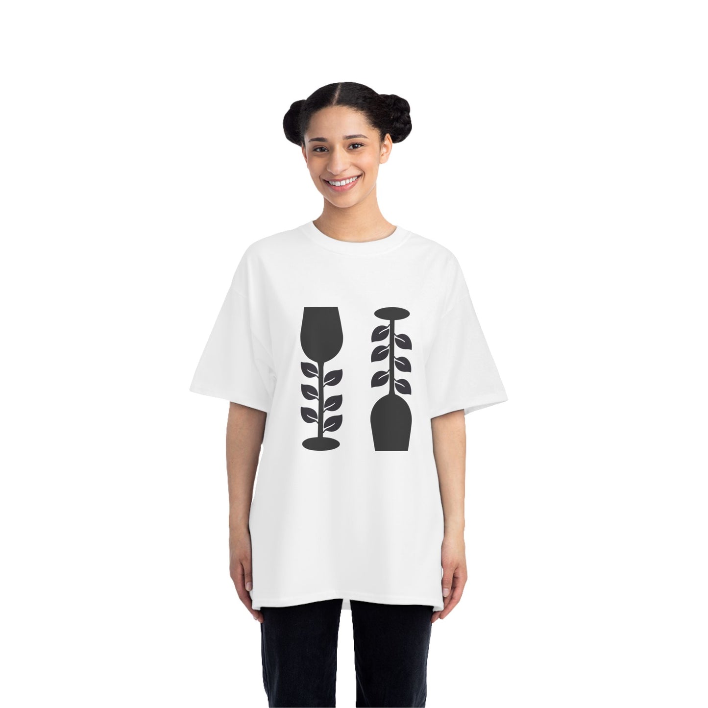 Minimalist Plant Design T-Shirt, Casual Wear, Eco-Friendly Gift, Nature Lover Apparel, Summer Fashion